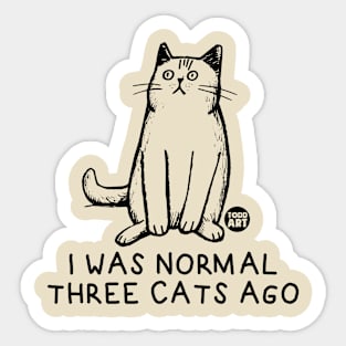 cat normal Sticker